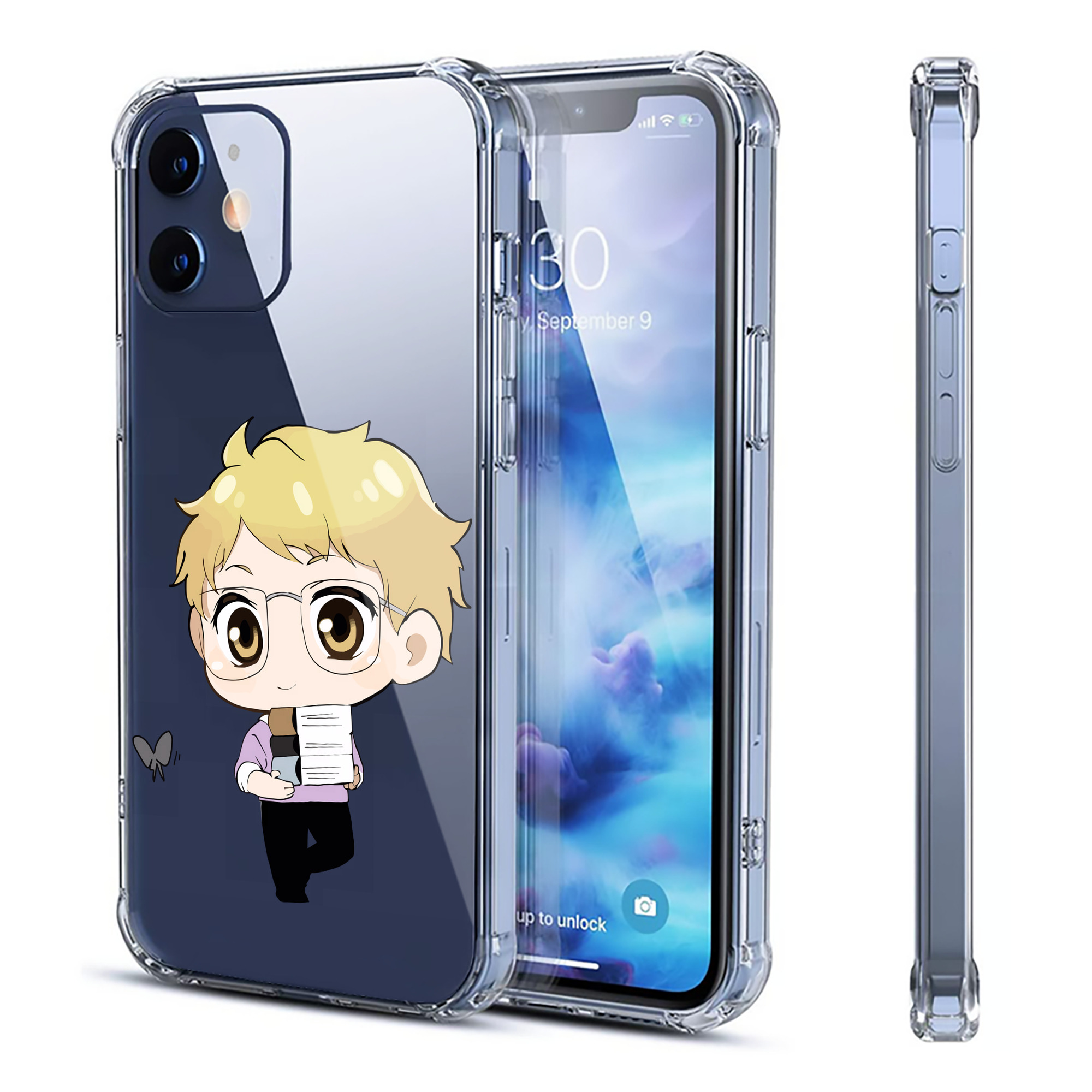 （画像用） ハイキュー!! Haikyu!! 【iPhone 12シリーズ対応】透明スマホケース（クリアソフトケース）